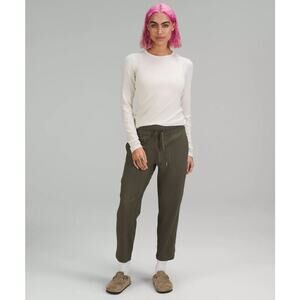 Lululemon Dance Studio Crop *25" Dark Olive Women’s Size 6